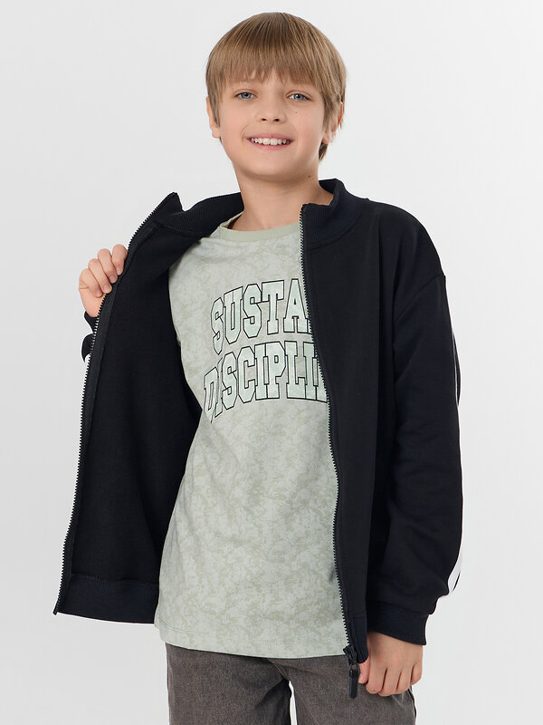 MARK FORMELLE Футболка 578949 113379 милитари ментол +печать