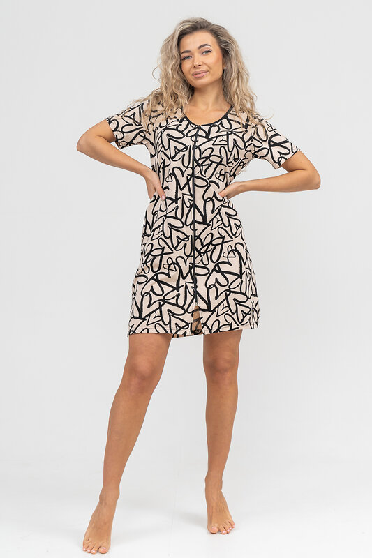 Натали Халат 578956 36883 молочный