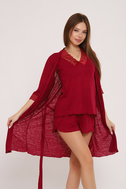 Натали Пеньюар 578958 29009 бордовый