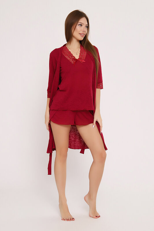 Натали Пеньюар 578958 29009 бордовый