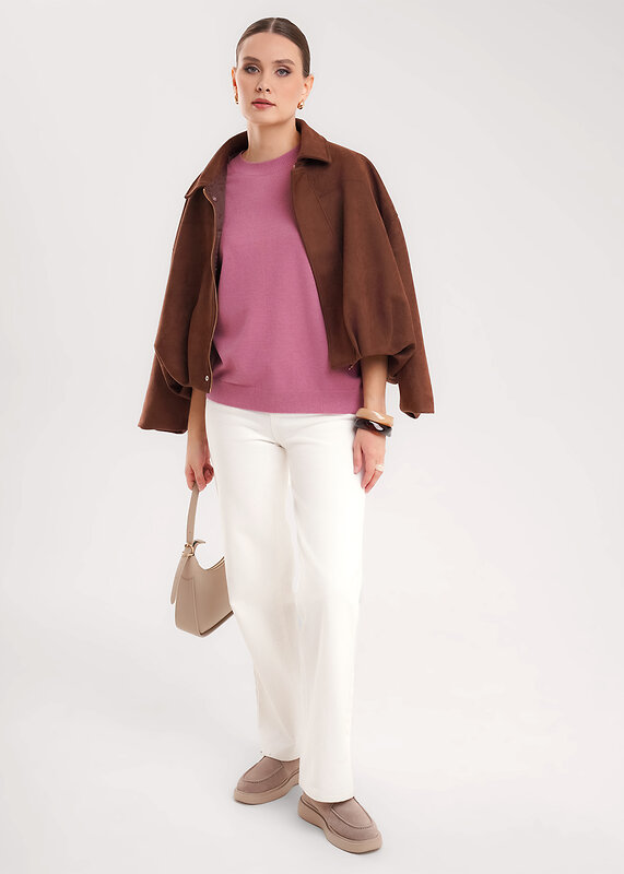 CLEVER Джемпер 578992 364608вн т.розовый