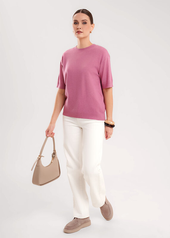 CLEVER Джемпер 578992 364608вн т.розовый