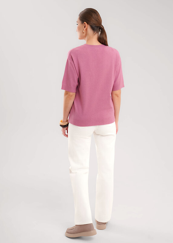CLEVER Джемпер 578992 364608вн т.розовый