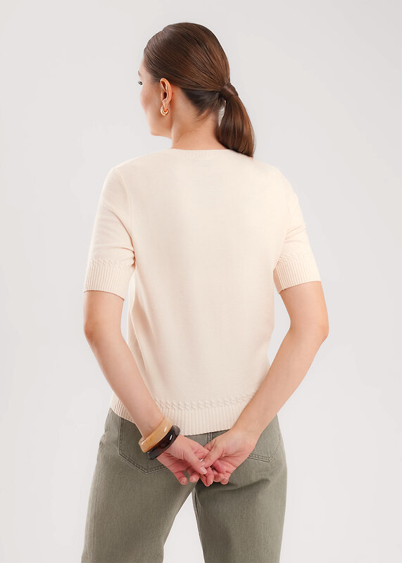 CLEVER Джемпер 578996 364610вн молочный