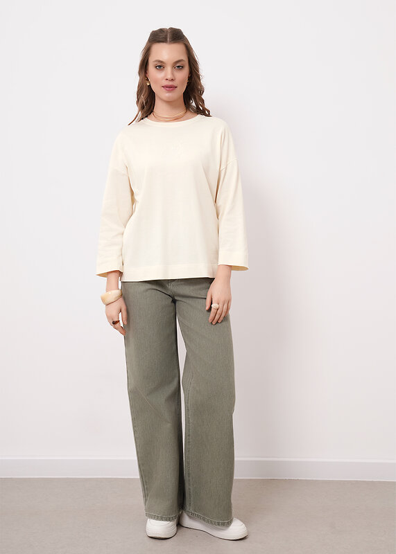 CLEVER Фуфайка 579002 266704кдт молочный