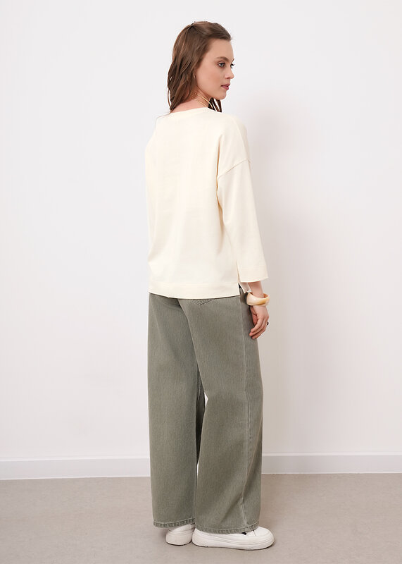 CLEVER Фуфайка 579002 266704кдт молочный