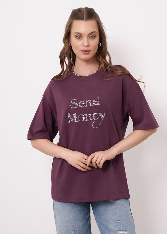 CLEVER Футболка 579006 267060кдт_п сливовый