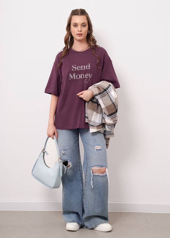 CLEVER Футболка 579006 267060кдт_п сливовый