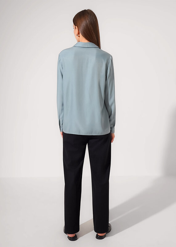 CLEVER Блузка 579015 363260шп зелёный