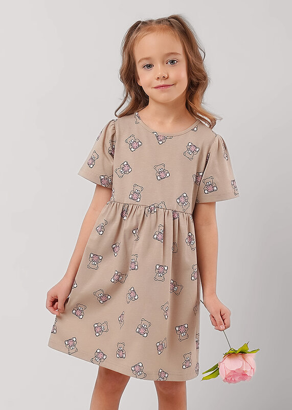 CLEVER Платье 579073 867270кдн бежевый/чёрный