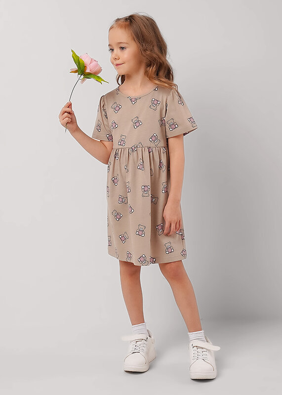 CLEVER Платье 579073 867270кдн бежевый/чёрный