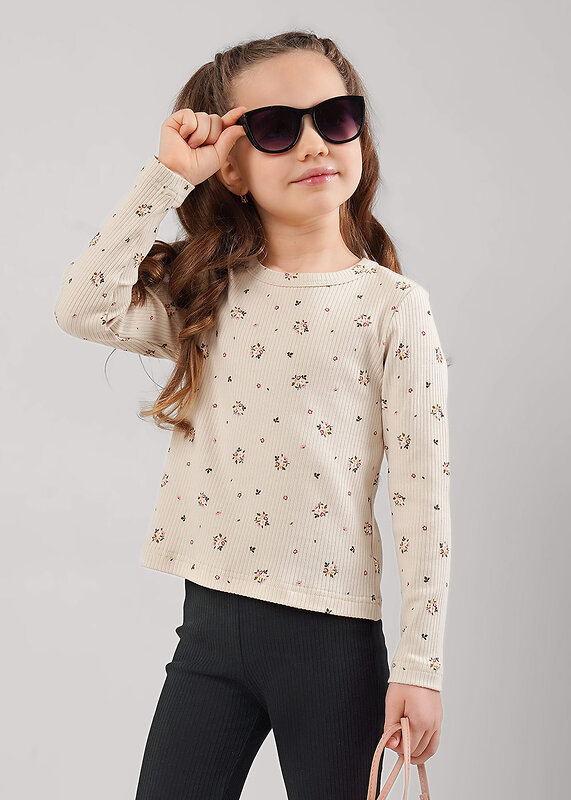 CLEVER Джемпер 579080 867267шлн бежевый/зелёный