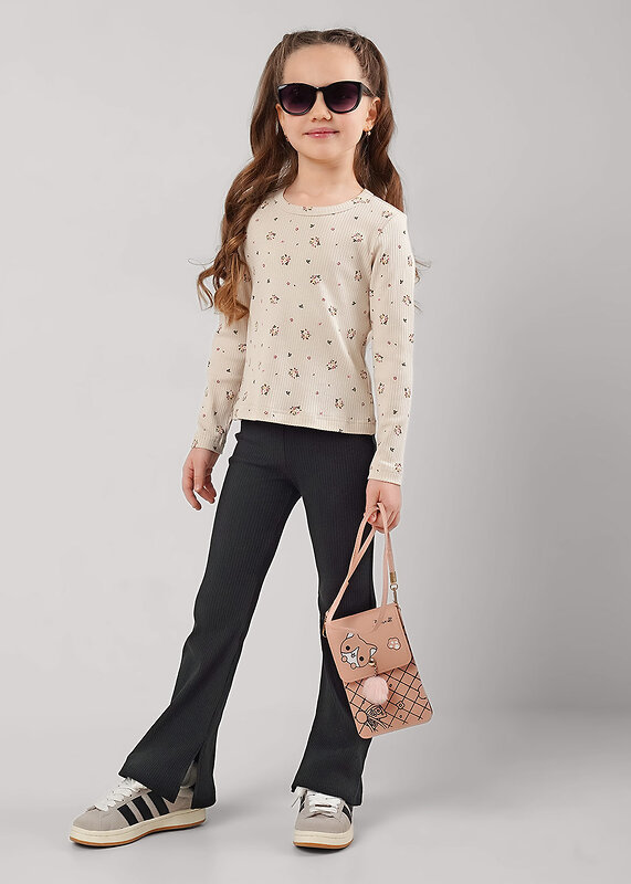 CLEVER Джемпер 579080 867267шлн бежевый/зелёный