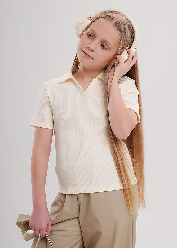 CLEVER Джемпер 579088 867266шл молочный