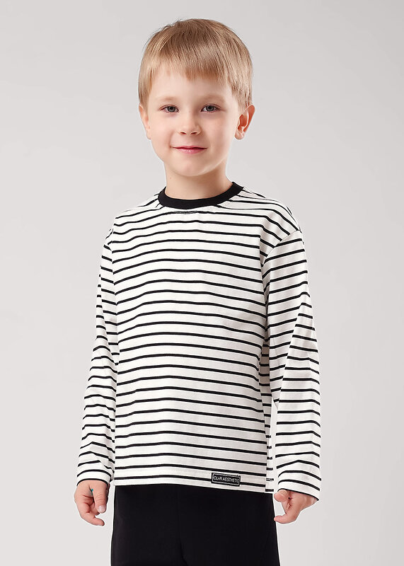 CLEVER Фуфайка 579090 867280кдн молочный/чёрный