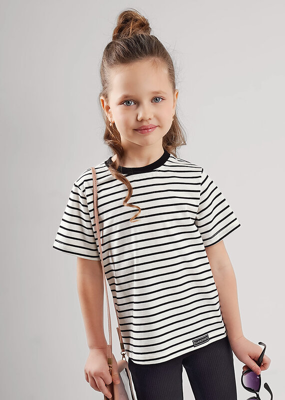 CLEVER Футболка 579092 867272кдн молочный/чёрный