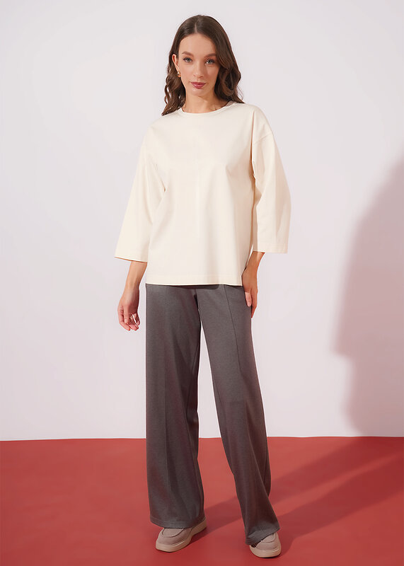 CLEVER Джемпер 579104 267081/196и_п молочный