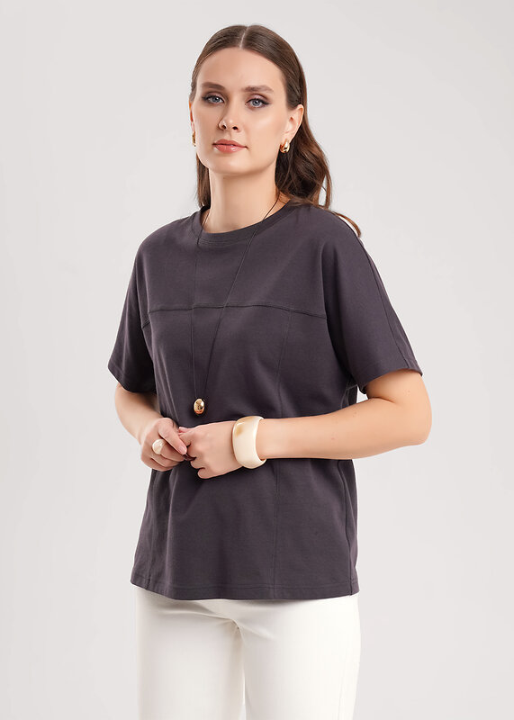 CLEVER Джемпер 579107 267088/195ли т.серый