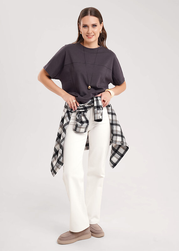 CLEVER Джемпер 579107 267088/195ли т.серый