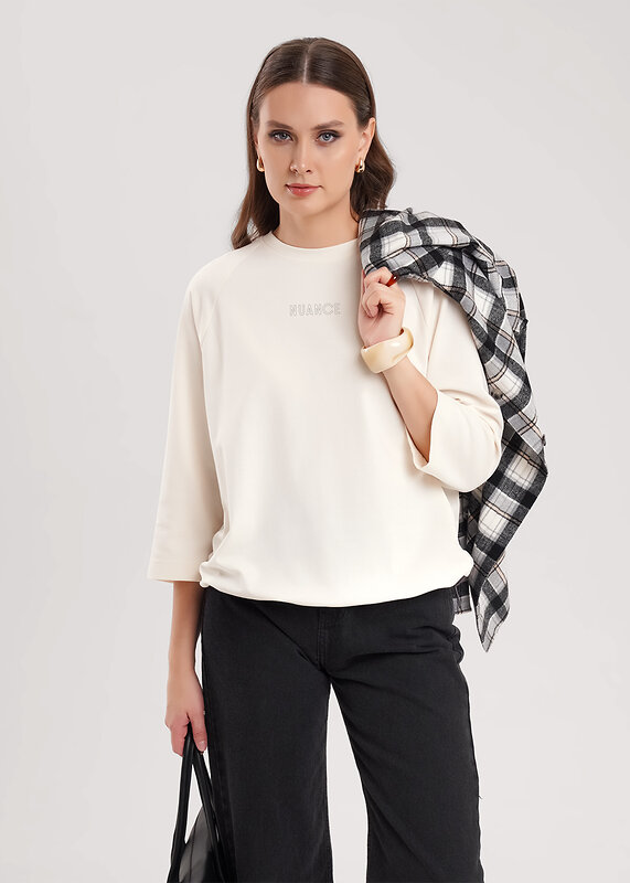 CLEVER Джемпер 579109 267089/195ли_п молочный