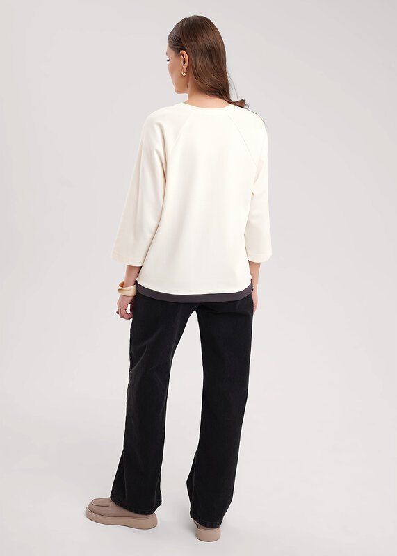 CLEVER Джемпер 579109 267089/195ли_п молочный