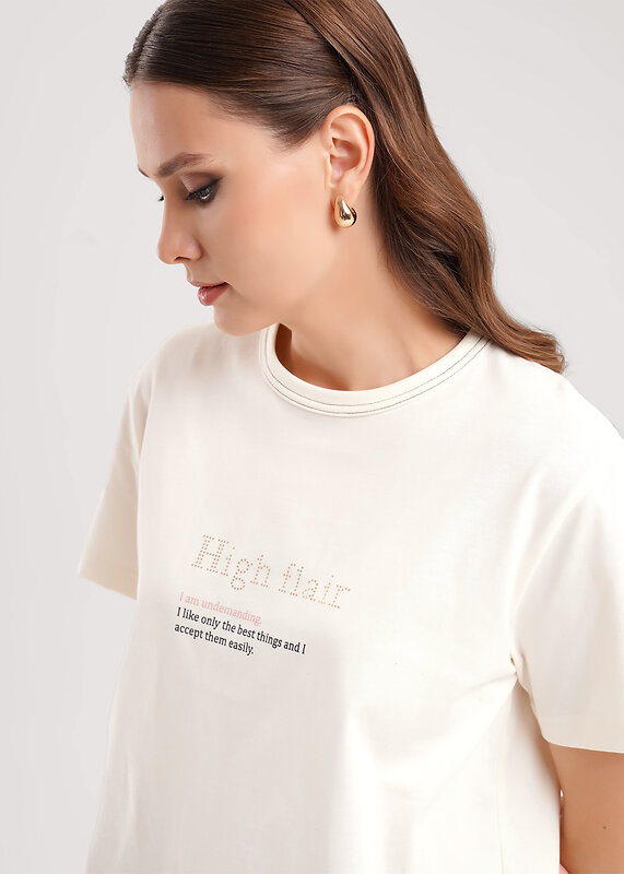 CLEVER Футболка 579111 267087/195кк_п молочный