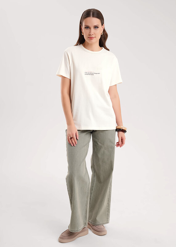 CLEVER Футболка 579111 267087/195кк_п молочный