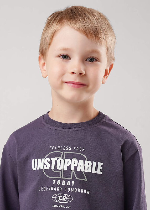 CLEVER Фуфайка 579116 866771кд_п т.серый