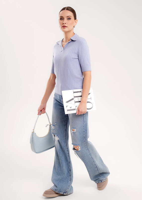 CLEVER Джемпер 579143 364618вн т.голубой