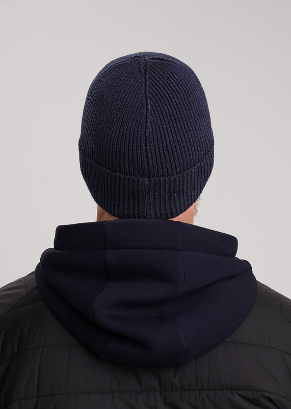 CLEVER Шапка 579152 564630вн т.синий/чёрный