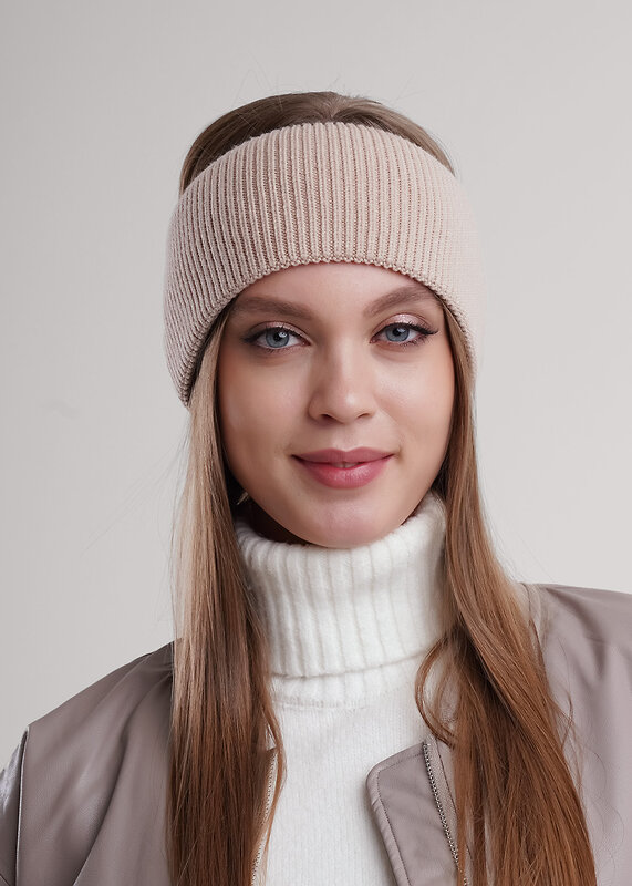 CLEVER Повязка на голову 579154 564632вн бежевый