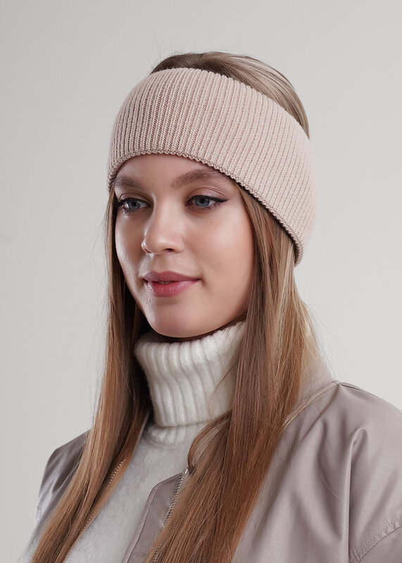 CLEVER Повязка на голову 579154 564632вн бежевый