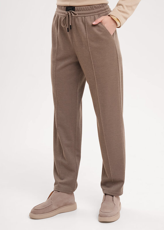 CLEVER Брюки 579160 267101/195зэж св.коричневый/т.серый