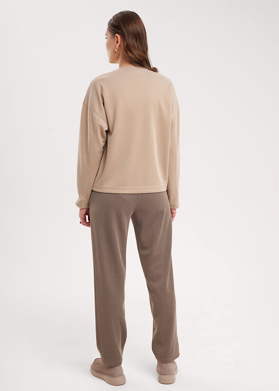 CLEVER Брюки 579160 267101/195зэж св.коричневый/т.серый