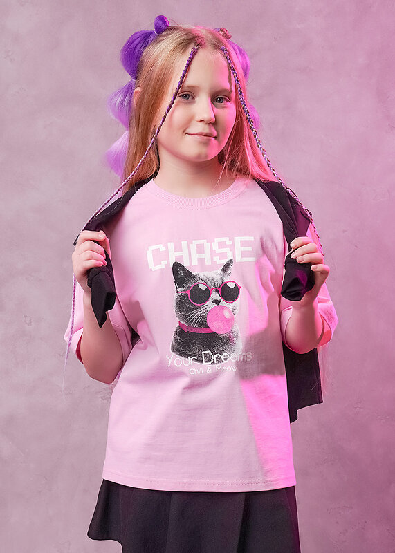 CLEVER Футболка 579168 866885/11кд_п розовый