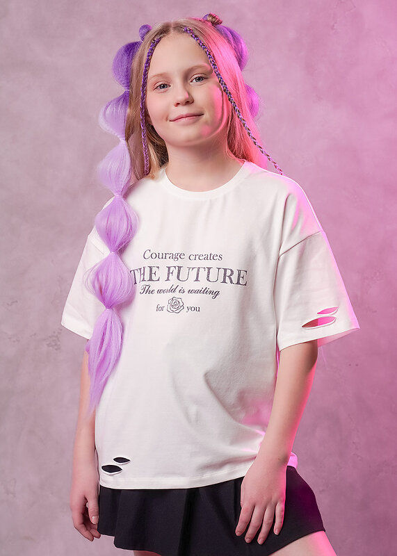 CLEVER Футболка 579174 866890/11г_п молочный