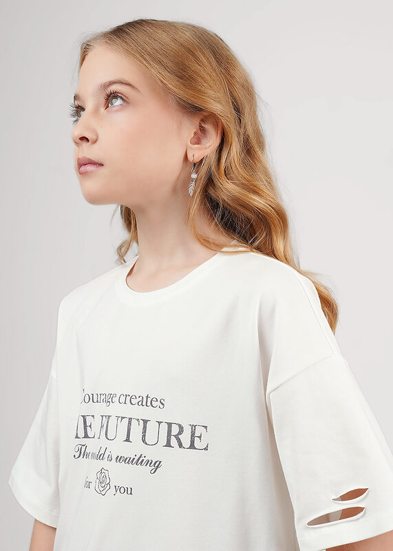 CLEVER Футболка 579174 866890/11г_п молочный