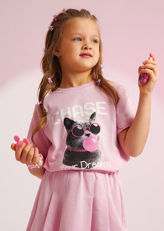 CLEVER Футболка 579180 866748/11кд_п розовый