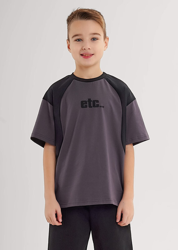 CLEVER Футболка 579186 867291/10кд_п т.серый