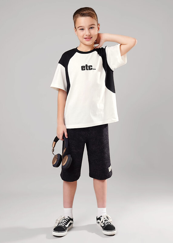 CLEVER Шорты 579190 867276/10ун т.серый/чёрный