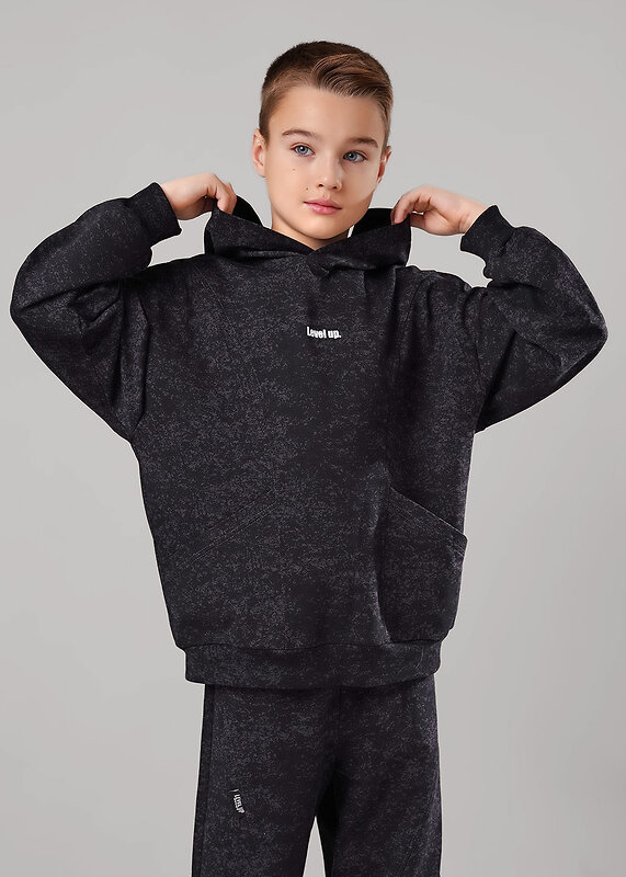 CLEVER Куртка 579194 867300/10ун_п т.серый/чёрный