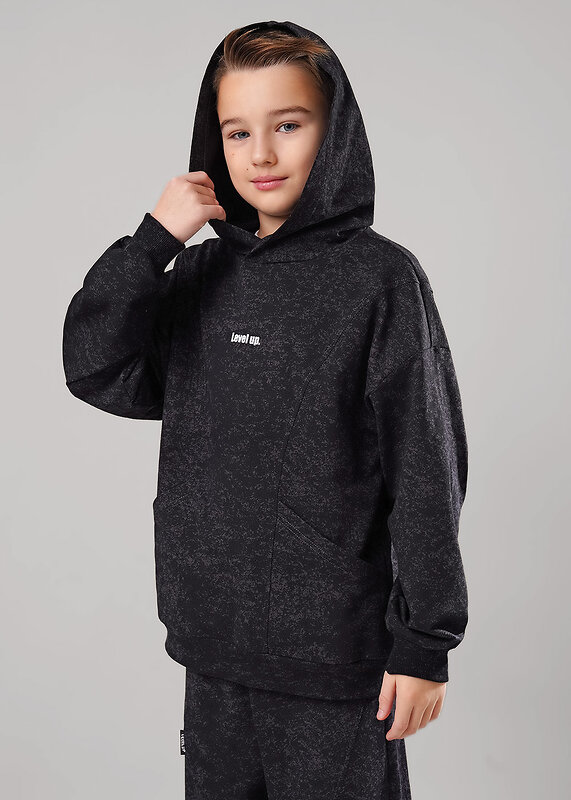 CLEVER Куртка 579194 867300/10ун_п т.серый/чёрный