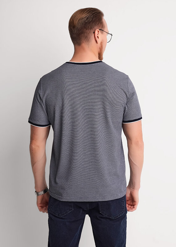 CLEVER Футболка 579212 562538/04кжн maxi т.синий/белый