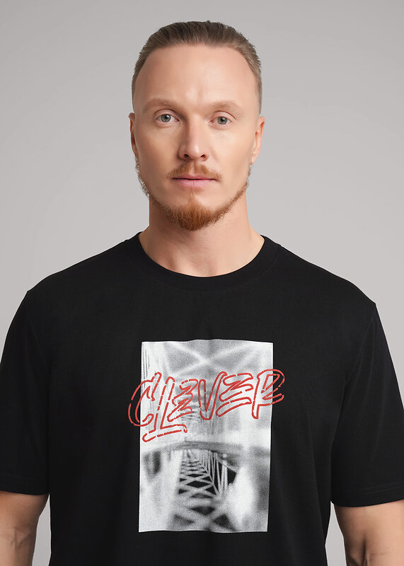 CLEVER Футболка 579217 562650/05кк_п чёрный
