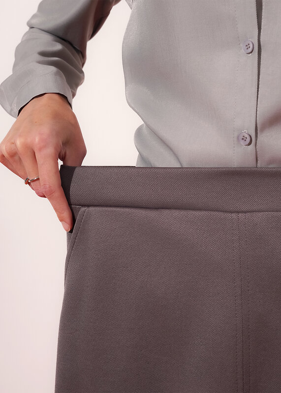 CLEVER Юбка 579228 267100/196д кофейный/т.серый