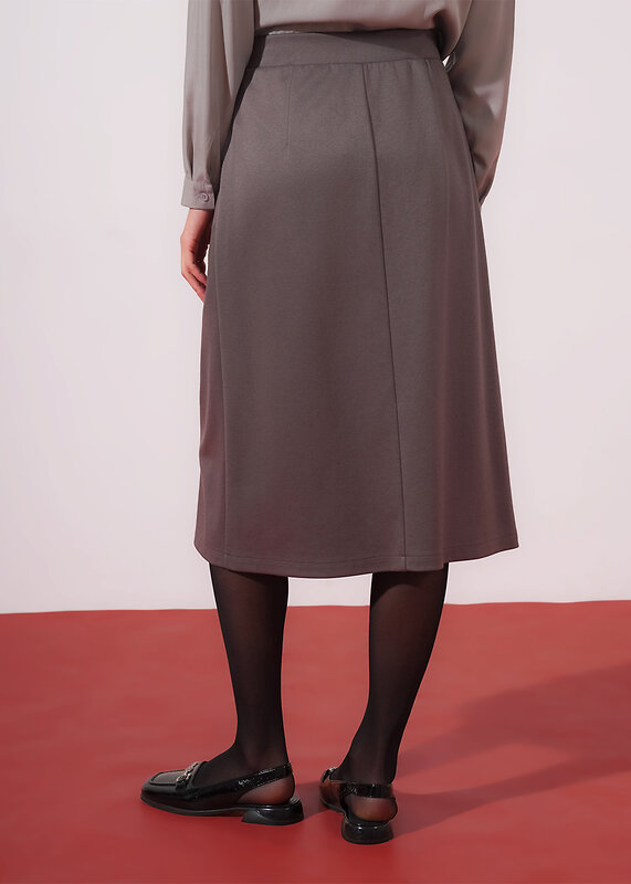 CLEVER Юбка 579228 267100/196д кофейный/т.серый