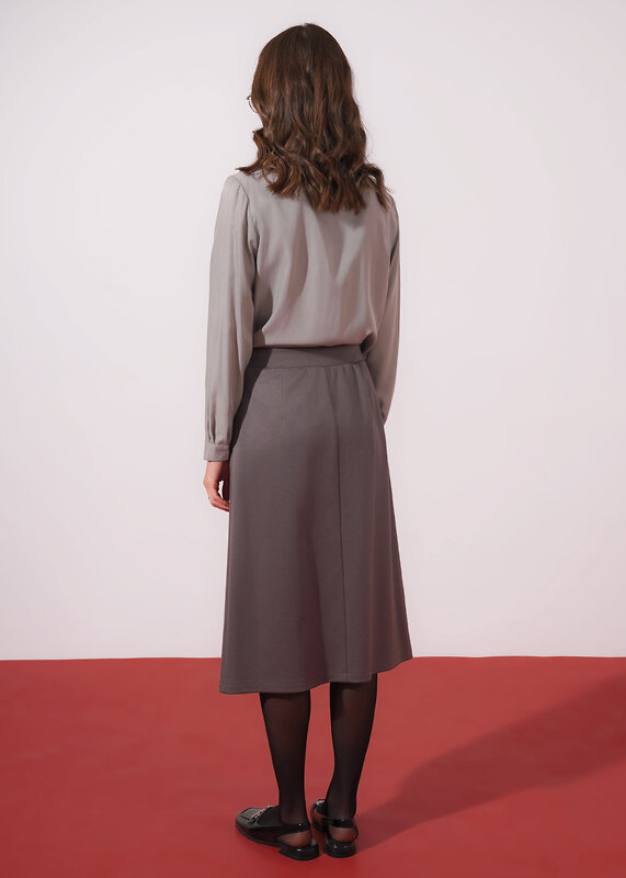 CLEVER Юбка 579228 267100/196д кофейный/т.серый