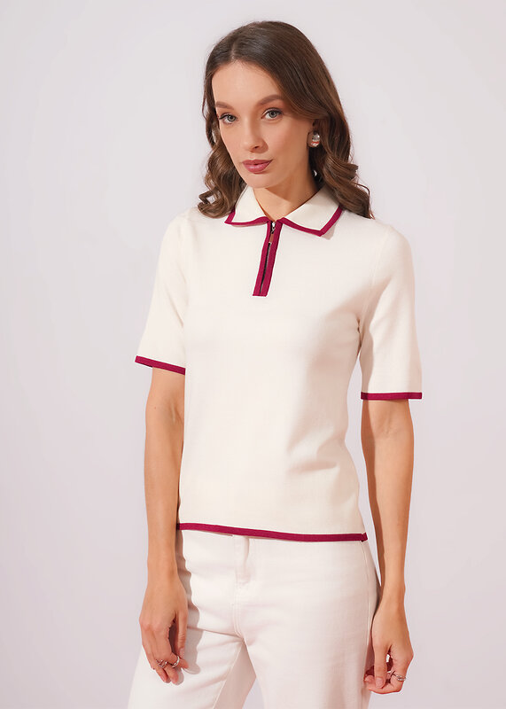 CLEVER Джемпер 579239 264634/196вп молочный