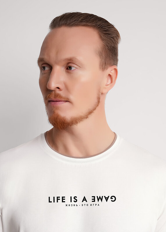 CLEVER Футболка 579241 562144/03г_п молочный/т.бежевый