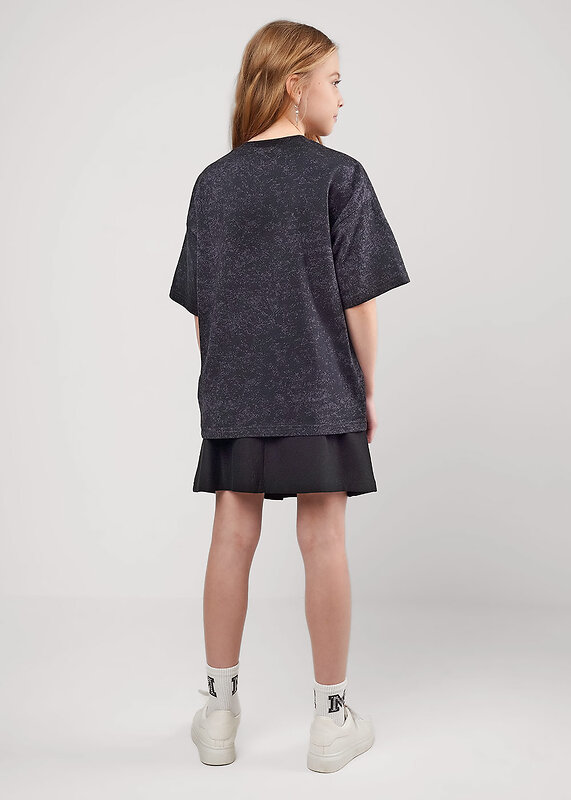 CLEVER Футболка 579263 866885/11кдн_п т.серый/чёрный